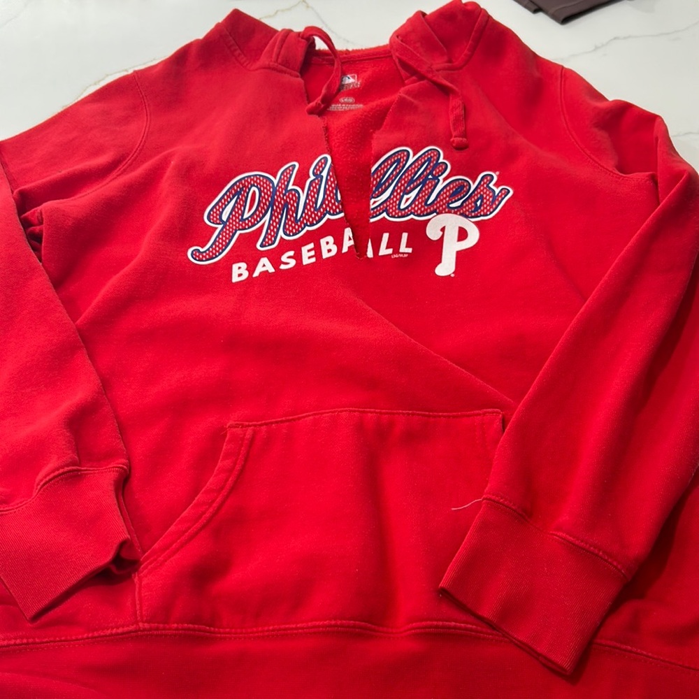 Phillies baseball cut out sweatshirt